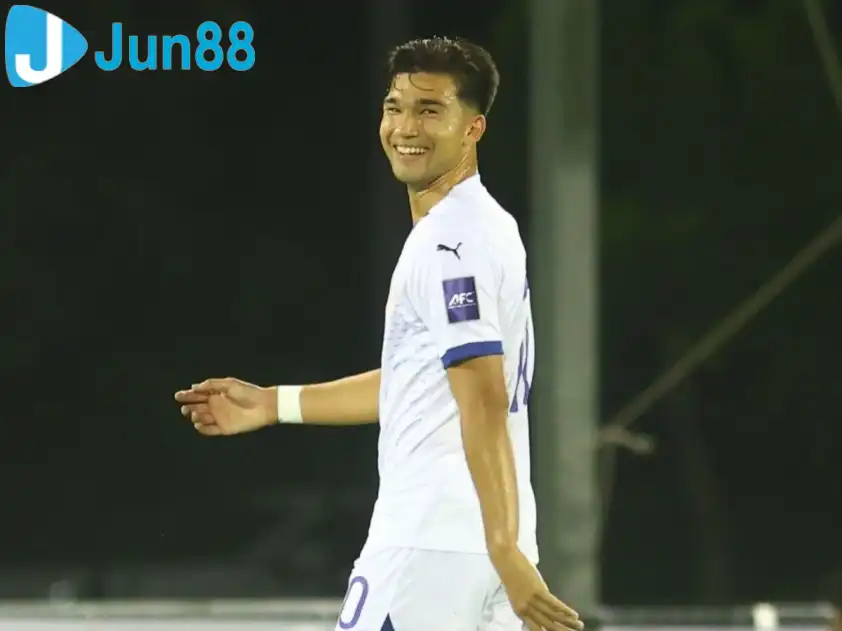 Kristensen vừa lập cú poker vào lưới Đông Timor ở trận lượt đi (Ảnh: AFC)