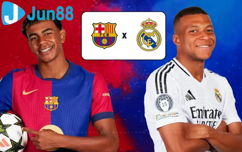 Cả Real Madrid và Barcelona đều đang có phong độ tốt, đây hứa hẹn sẽ là một trận cầu rực lửa và có nhiều bàn thắng (Ảnh: Khel Now).